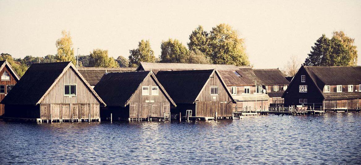 Bootshäuser in der Müritz. | Ferienwohnungen Müritz - Alte Ziegelei